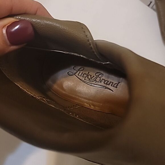 Lucky Brand “Ethann” Foldover Shaft Leather Bootie size 7.5 - Picture 6 of 8